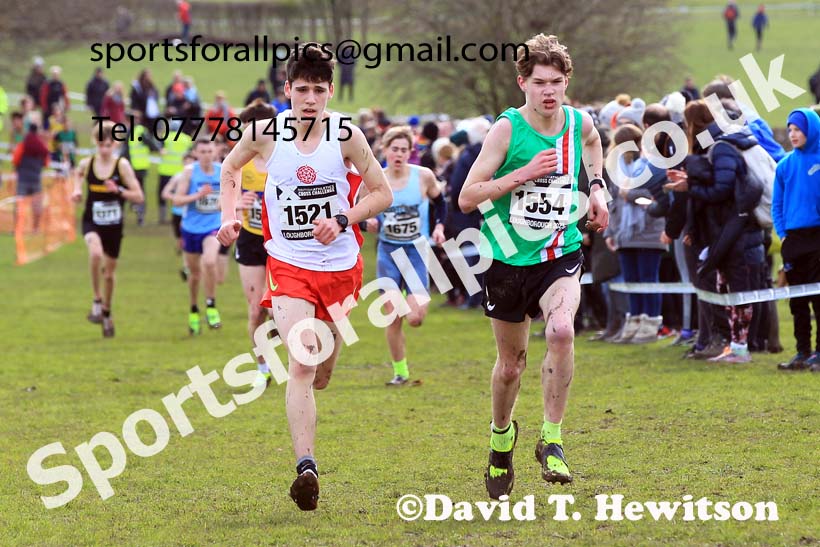 Boys Under-15s 2023 UK CAU Inter Counties Cross Country Champs, Prestwold Hall, Loughborough. Photo: David T. Hewitson/Sports for All Pics